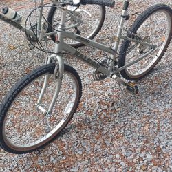 Pristine matched set of Raleigh SC40 Mountain/Utility Bicycle 26" Ready for a new couple to ride 