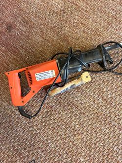 Corded Reciprocating Saw (Sawzall Style) with Blade