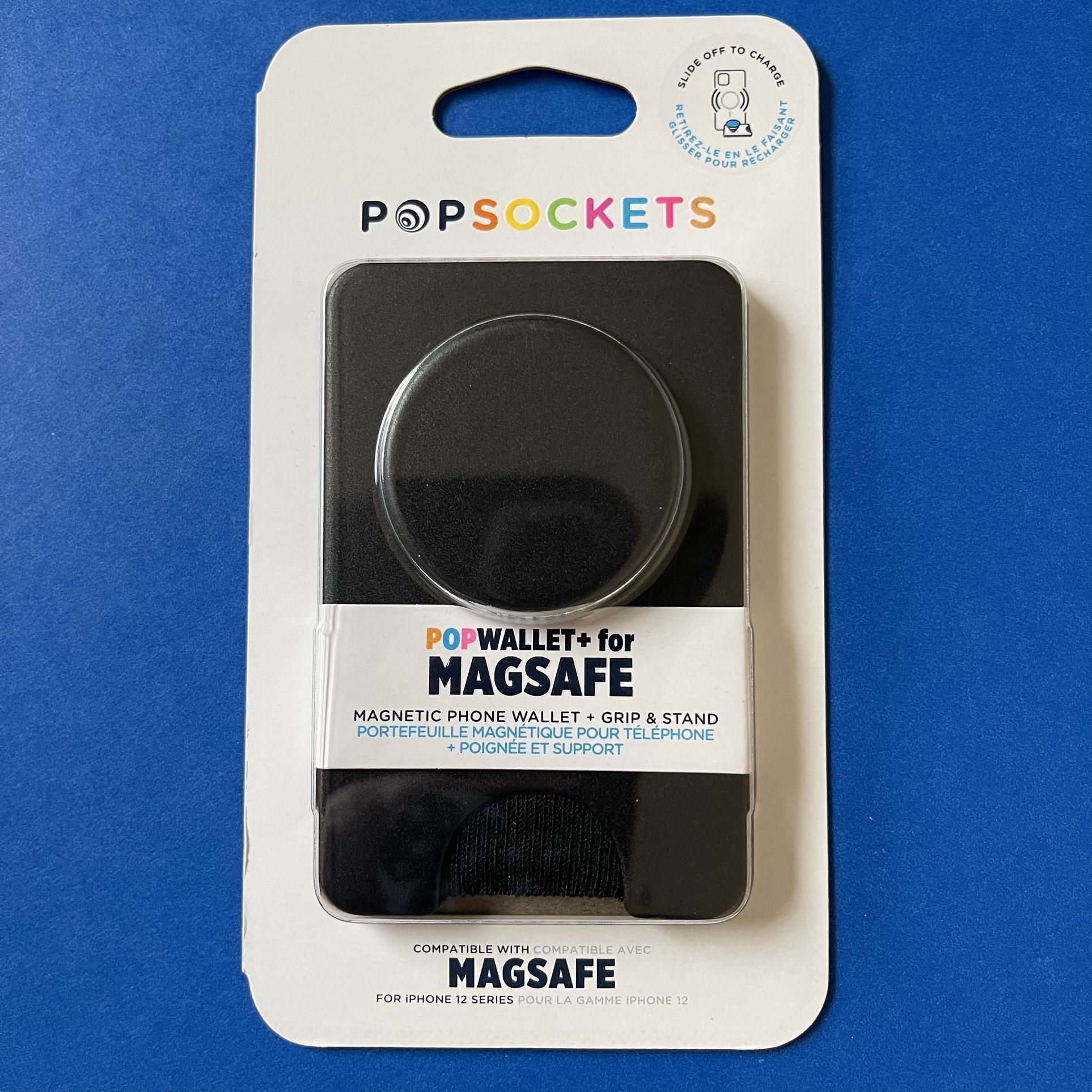 Popsockets Popwallet+ (Plus) for MAGSAFE - Black