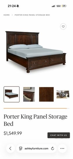 King size bed frame