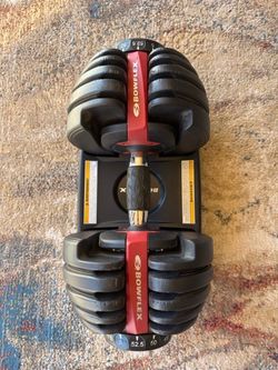 Bowflex SelectTech Adjustable Dumbbell 52.5 lb & Bowflex Bench Setup