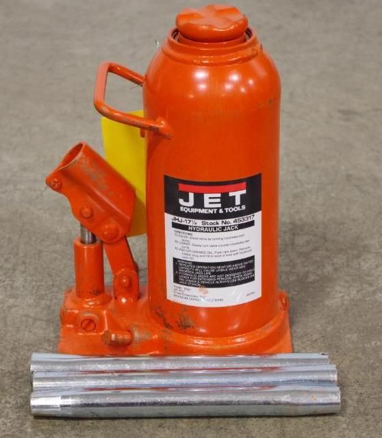 JET 17-1/2 Ton Hydraulic Jack, M/N 453317 w/ Handle