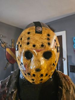 FvJ Dirty Yellow Jason Halloween Mask!!