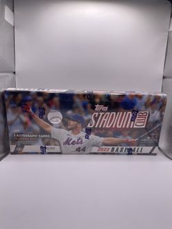 2022 Topps Stadium Club Factory Sealed Hobby Box 2 Autographs