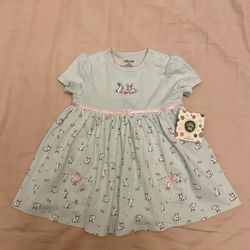 NEW 12M Baby Bunny Bodysuit Dress