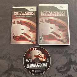 Mortal Kombat: Armageddon (Nintendo Wii, 2007) Complete Cib [Tested & Working]