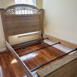 Queen Size Bed Frame With Mattress And Box 