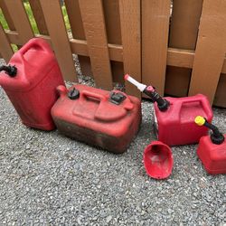 Set Of Gas Cans