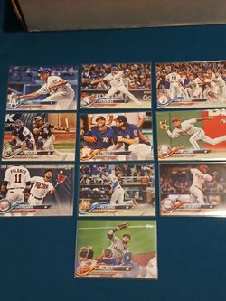 2018 Topps MLB Baseball Cards Lot of 10