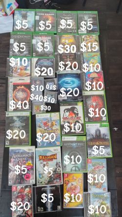 Retro video games Xbox Nintendo Sega PlayStation(tap pic for prices)