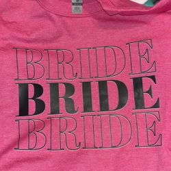 Bride shirts 