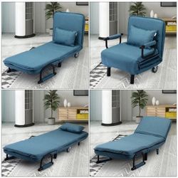 New Convertible 5 In 1 Pull Out Sleeper Chair