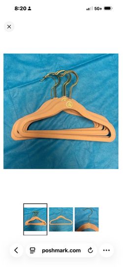 Box of 48 total joy hangers brass / tangerine