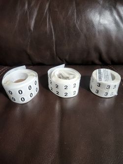 Number Stickers