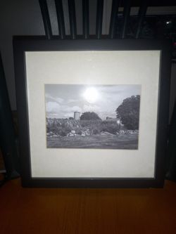 Framed Picture Of Farm In Sharon CT