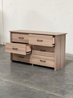 NEW 6 Drawer Dresser Chest of Tall Nightstand Storage Bedroom Closet Wardrobe White Espresso Oak Discount Furniture Warehouse Clearance Closeout Big