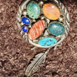 Vintage Handmade Navajo Pendant 