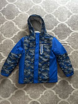 SwissTech Boys Winter Snow Puffy Coat Jacket 3 in 1 system, Size Large 10-12, Like New!