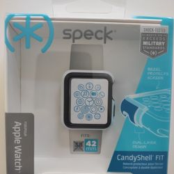 CandyShell Fit Case for Apple Watch 42mm, White/Black