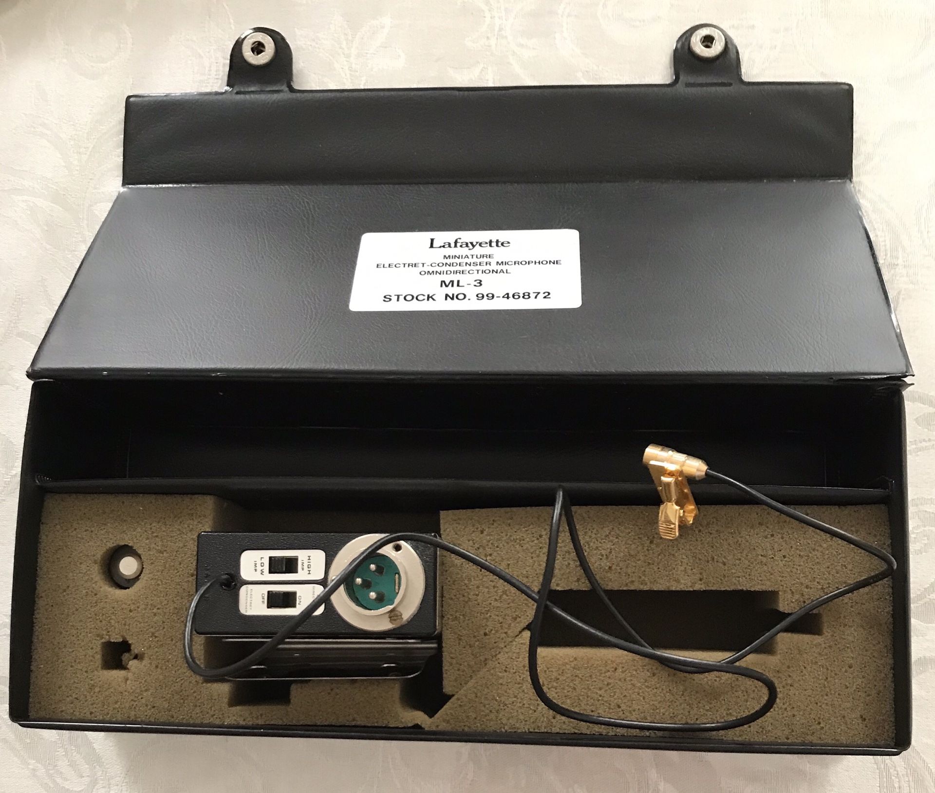 Lafayette Electret-Condenser Mic ML-3
