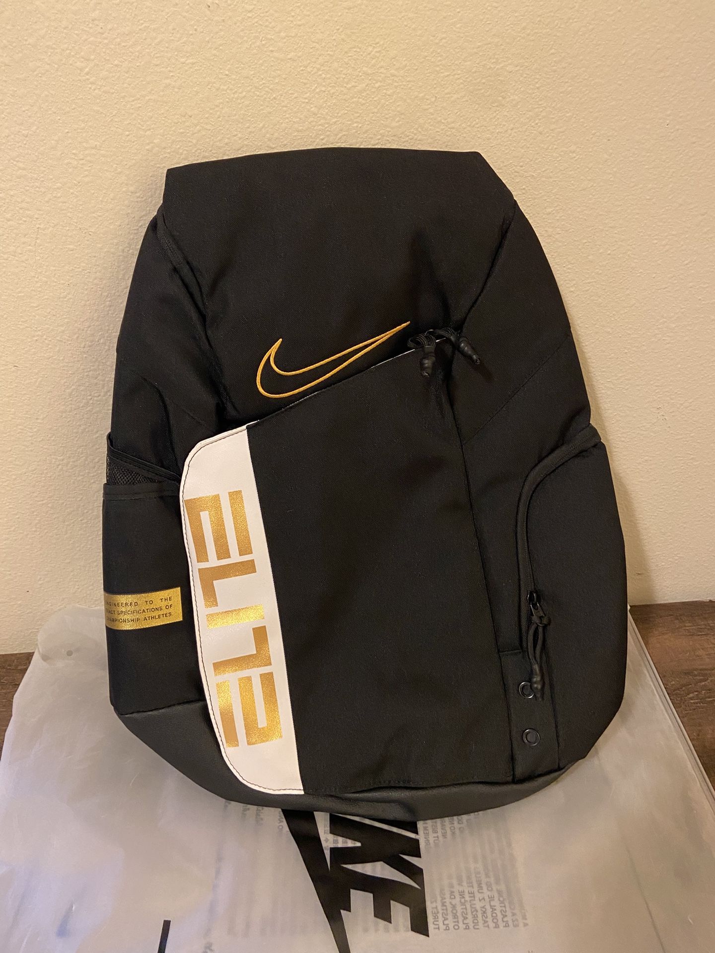 Nike Elite Pro Backpack Gold