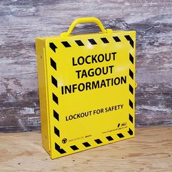 Zing Lockout Tagout Information Portable Document Case