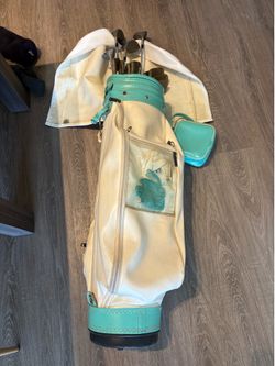 3 sets golf clubs (2 mens and 1 women set)