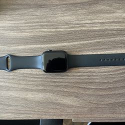 Apple Watch Series 6 GPS, 44mm Space Gray Aluminum Case with Black Sport Band