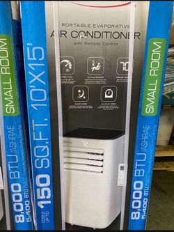 8000 btu portable air conditioner, new ac