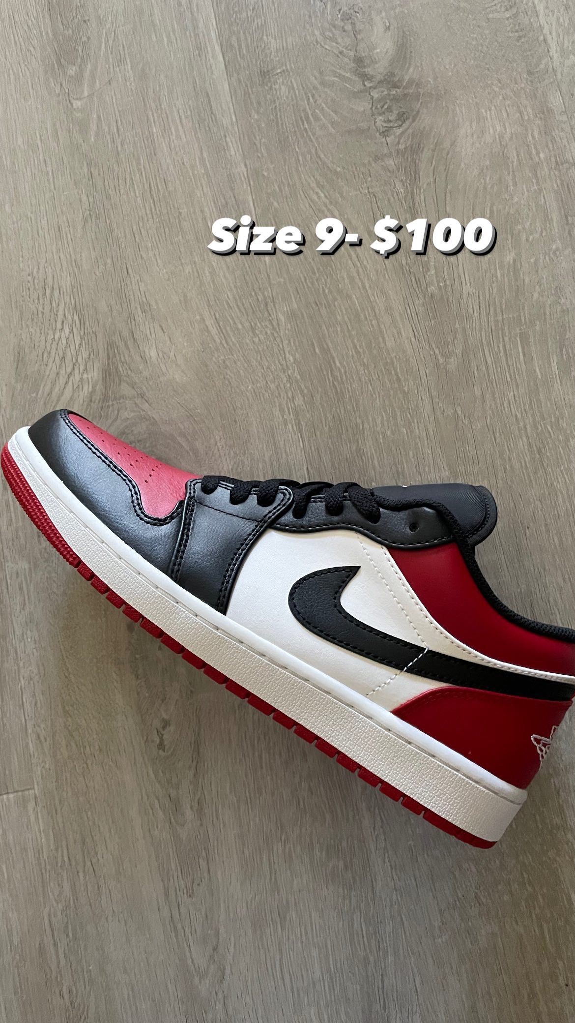 Jordan 1 Low Bred Toe