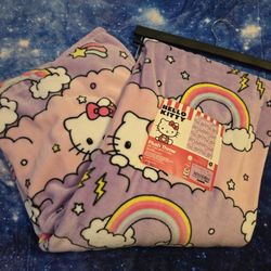 Hello Kitty Plush Throw Blanket