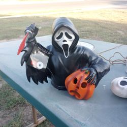 Ghost Face Statue 