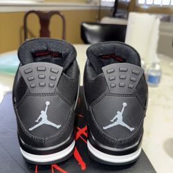 Jordan 4 black Canvas brand New Men’s Size 9