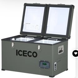 Iceco VL60 Dual Zone fridge/freezer AC/DC