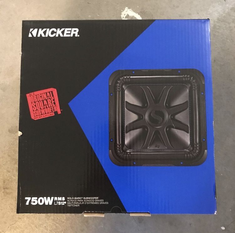 Kicker L7 12 Subwoofer L7s12 Brand New