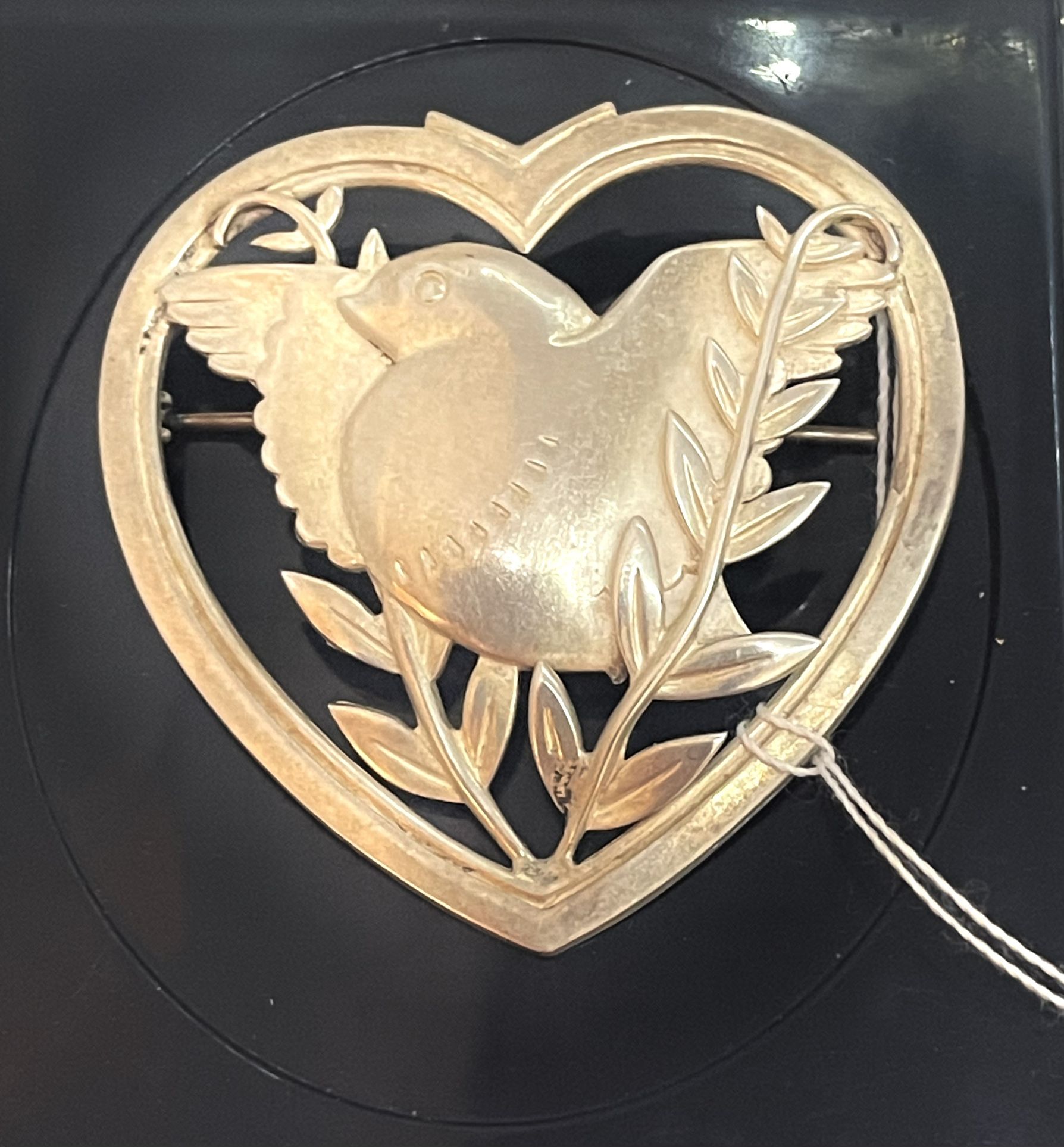 Sterling Coro Norseland Dove Brooch