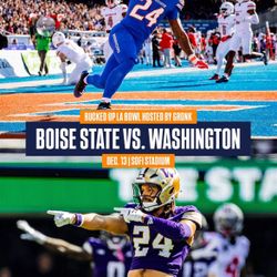 BUCKED UP LA BOWL Boise State vs Washington