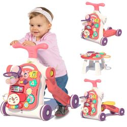#213  5 in 1 Walker for Baby Girl Assemble as Scooter Motobike Activity Center Walking Toys for Infants 6M -30 Month 