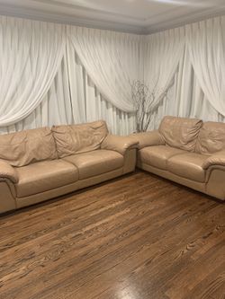 Sofa and loveseat
