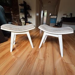 White Stool - Low - 2 bundle