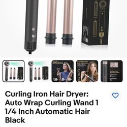 Curling Iron Hair Dryer