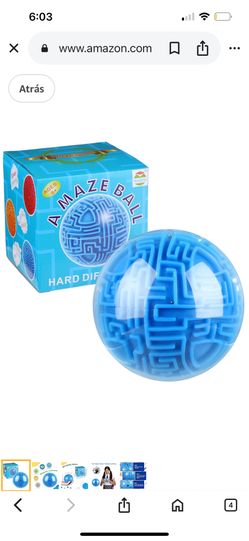 3D Maze, Game Puzzle Toy, Gravity Brain Teasers Ball 