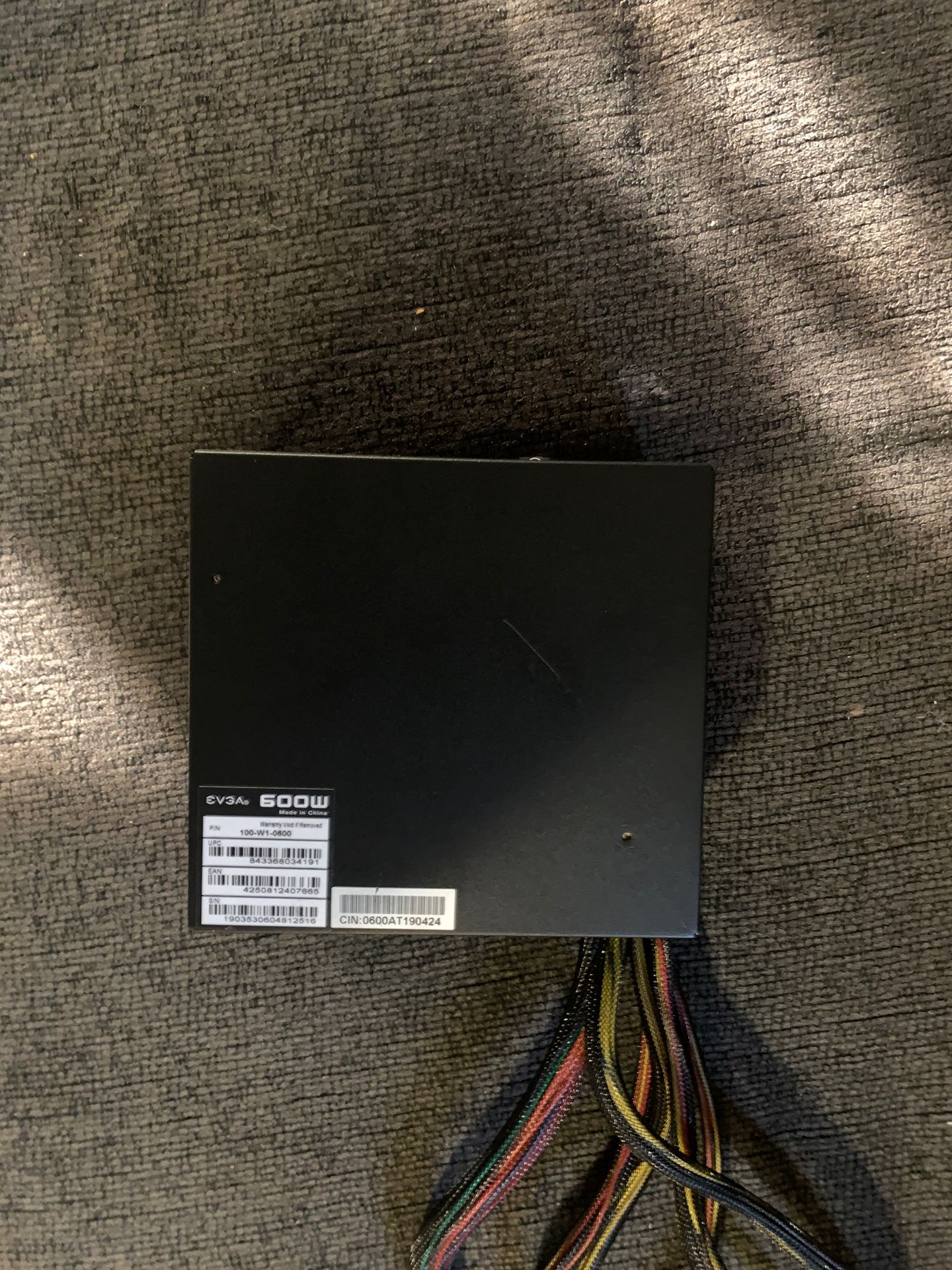 EVGA 600W Power Supply