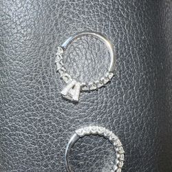 Natural diamond Engagement And Wedding Ring Set 