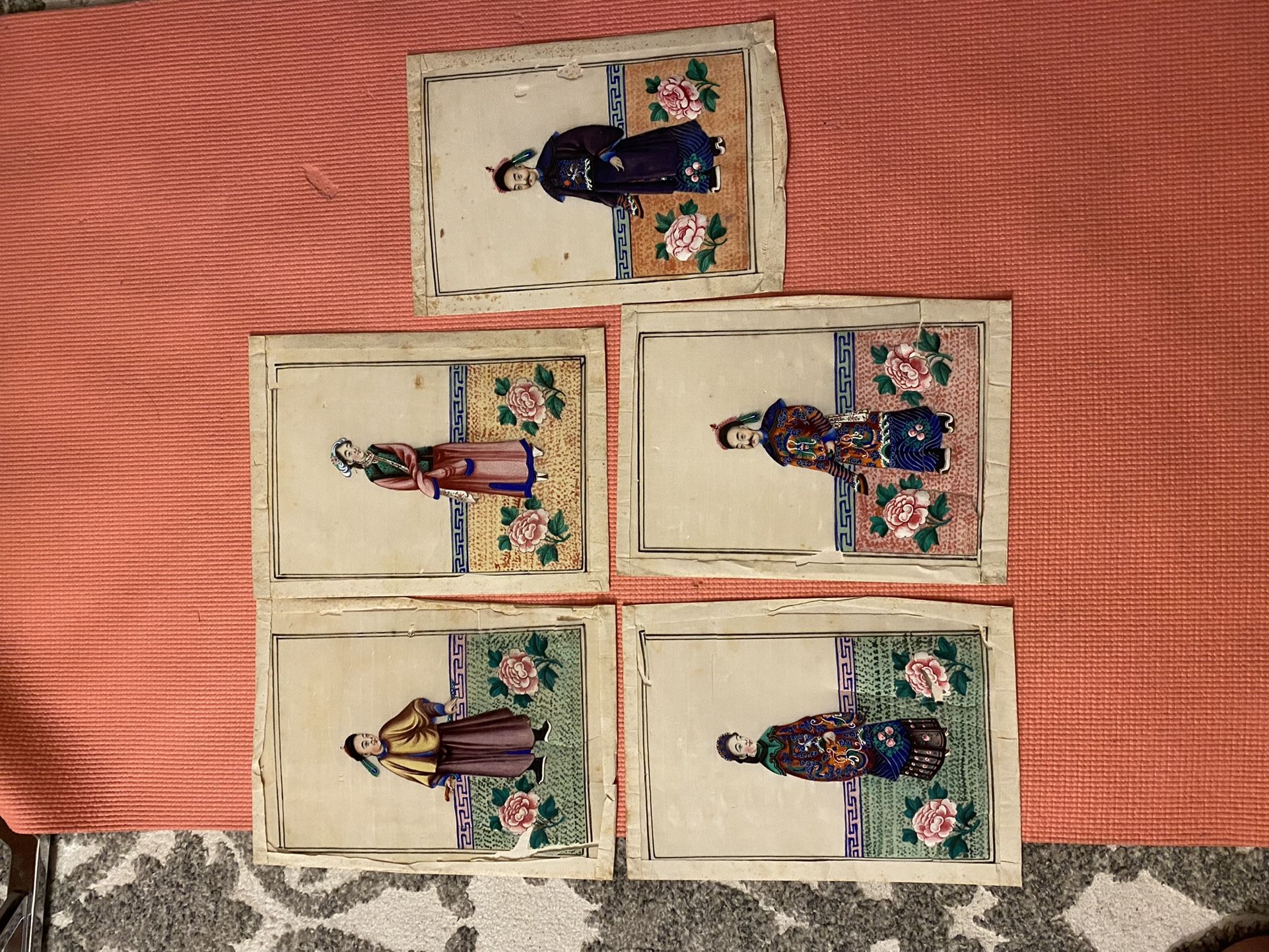 Chinese antique 8 x12 inches