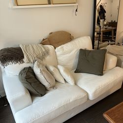 Stone And Bream White Sofa 
