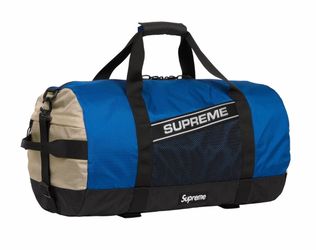 Supreme 3D Logo Duffle Bag Blue