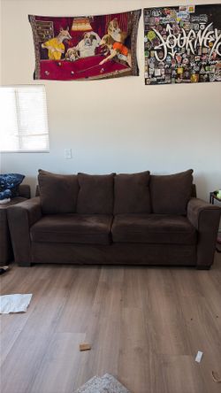 brown couch