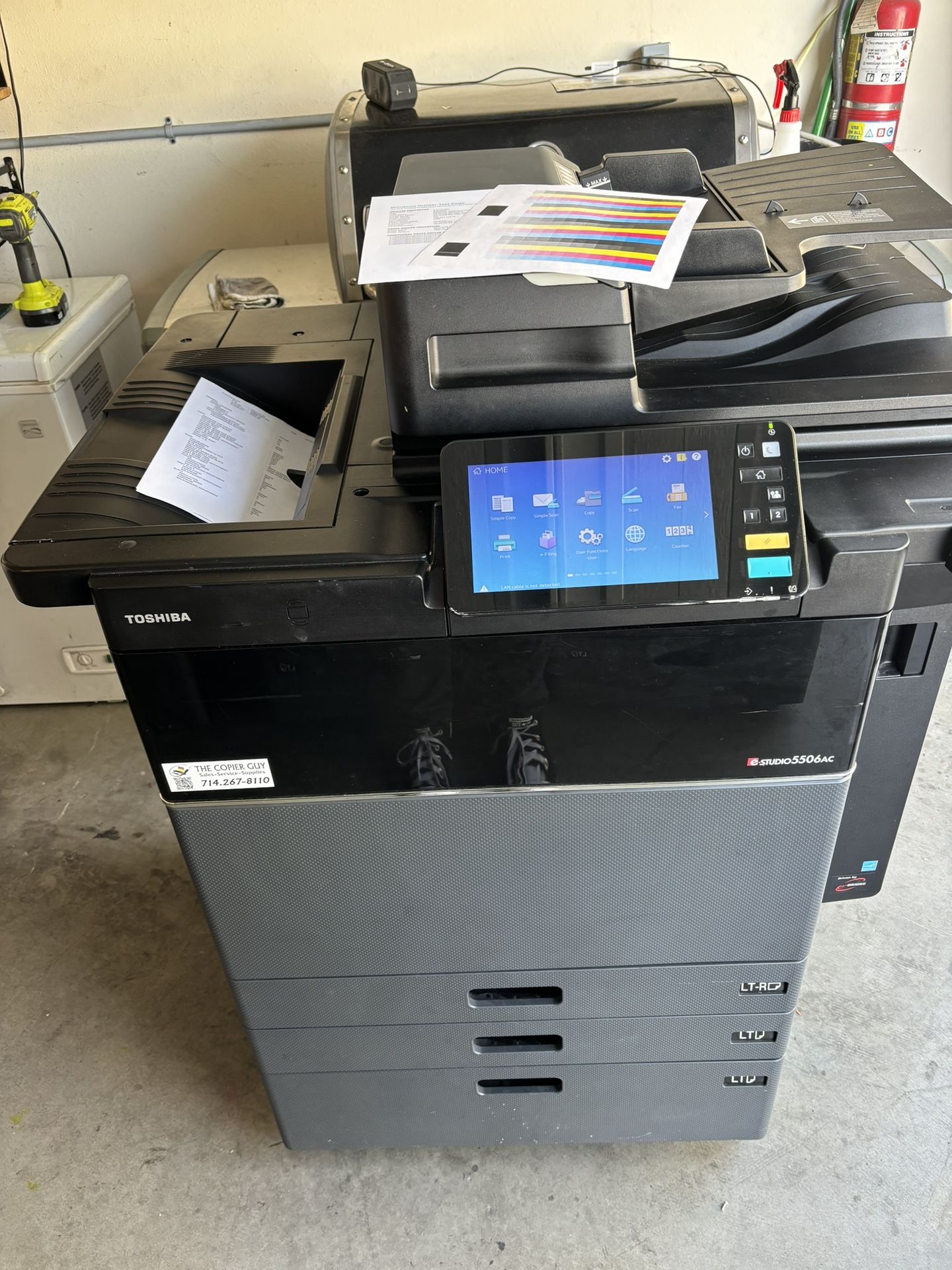 Toshiba Estudio 5506ac High Volume Copier/print/scan/optional Finisher
