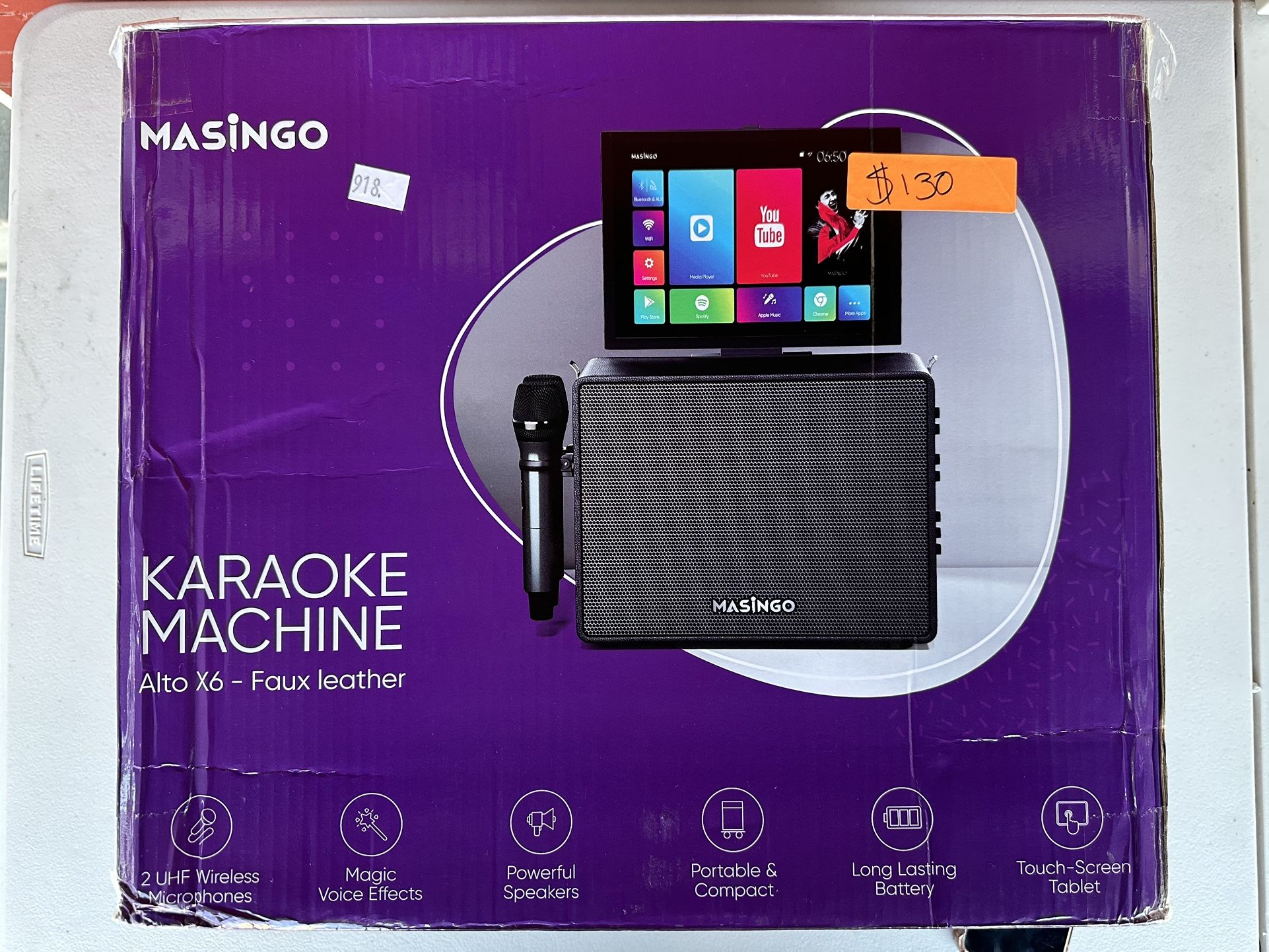 KARAOKE MACHINE Alto X6 - Faux leather